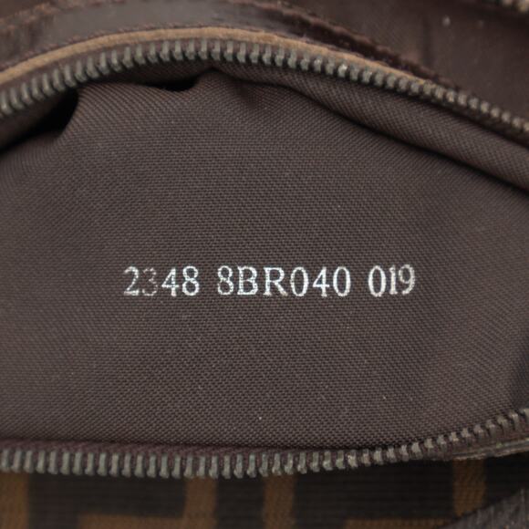 VTG FENDI Zucca FF Monogram Baguette Shoulder Bag Brown RARE - Picture 14 of 16